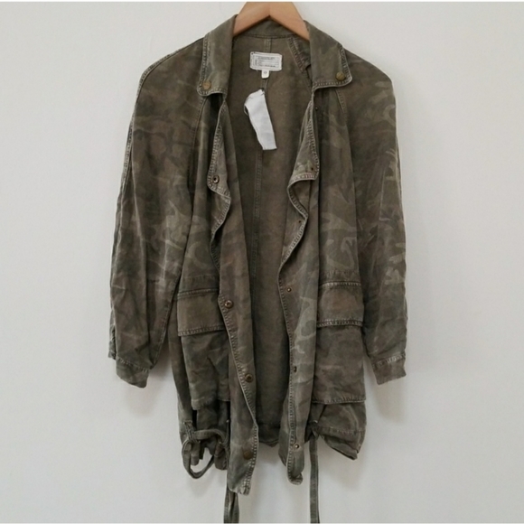 Current/Elliott Camouflage Jacket - Picture 1 of 8
